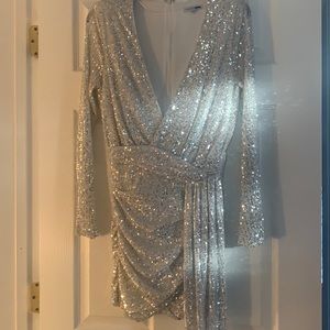 Fashion Nova Center Stage Sequin Dress